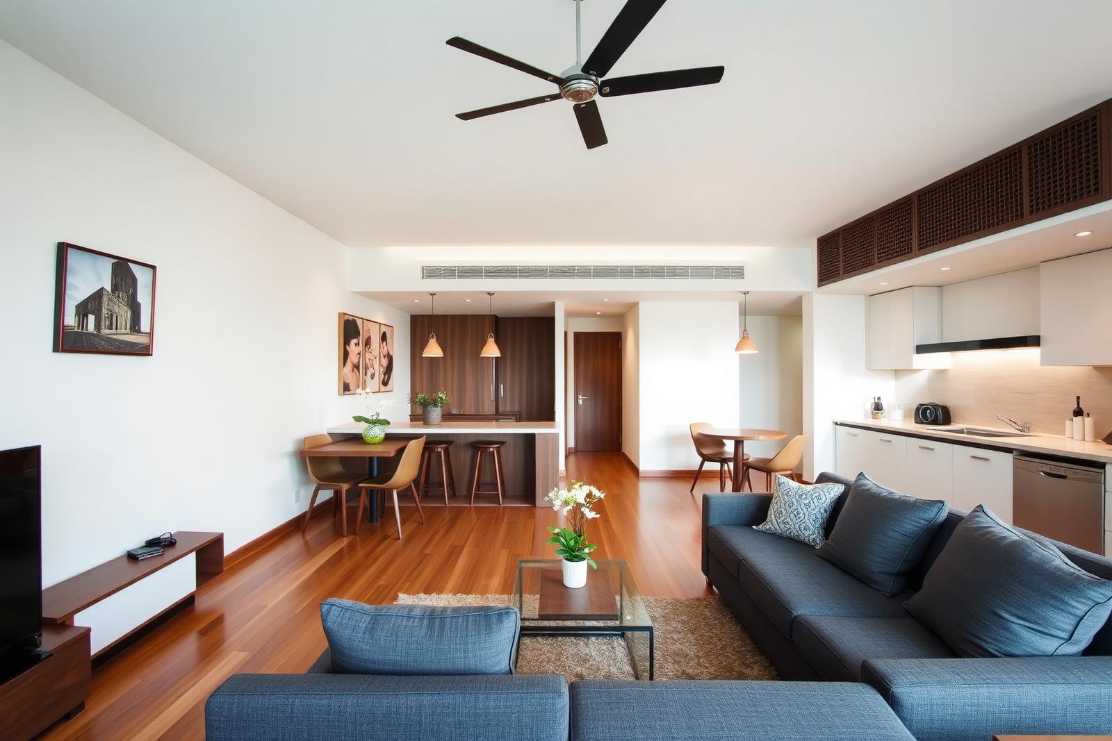 Living area of the Karon Beach stay